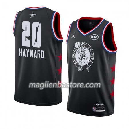Maglia Boston Celtics Gordon Hayward 20 2019 All-Star Jordan Brand Nero Swingman - Uomo